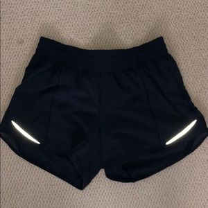 Lululemon hotty hot *high rise* shorts NAVY BLUE